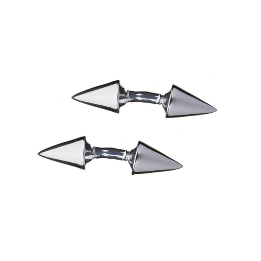 Lance Cufflink in 9ct White Gold