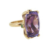 The Rock Ring with Amethyst and Tsavorite Garnets in 9ct Ina Gold