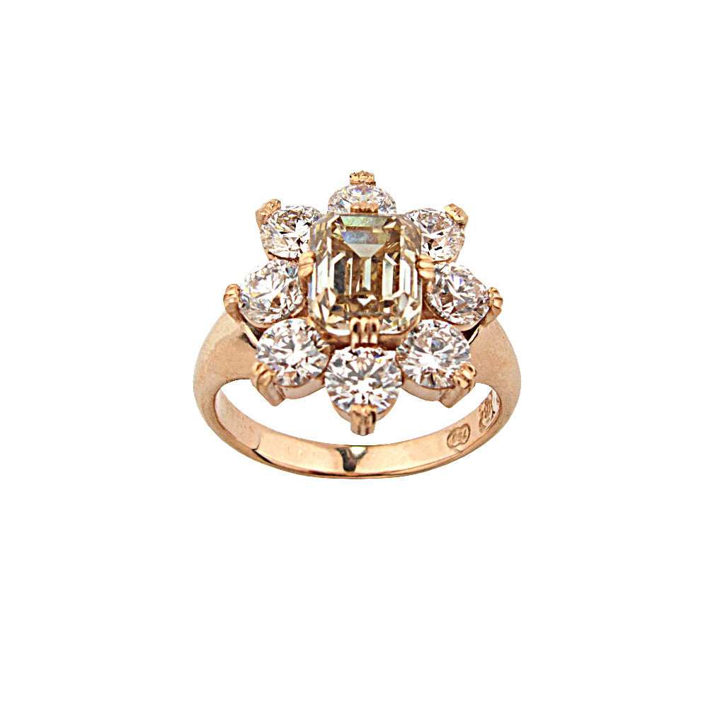 Lana Ring with Diamonds in 18ct Gold