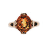 Majesty Ring with Citrine in 9ct Ina Gold