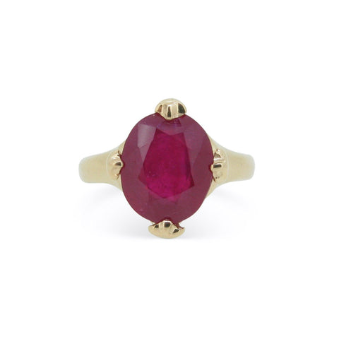 Majesty Ring with Madagascan Ruby in 9ct Gold