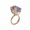 The Rock Ring with Amethyst in 9ct Ina Gold