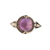 Skeletal Ring with Amethyst in 9ct Ina Gold