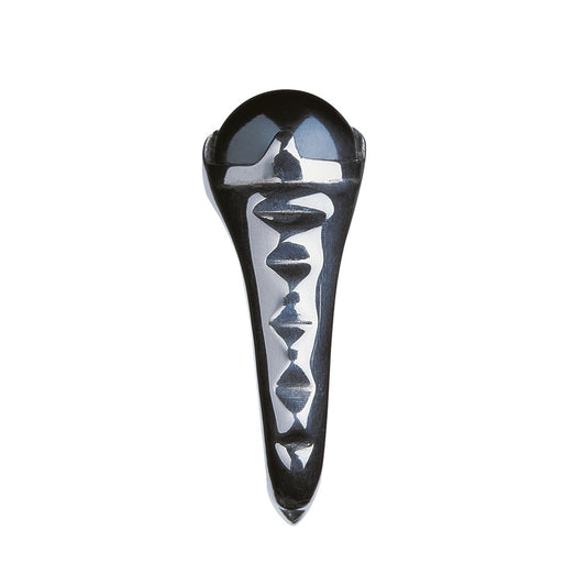 Spikey Claw Ring with Hematite