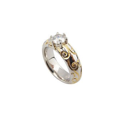 Fancy Lonely Lois with Diamond in 18ct Yellow Gold